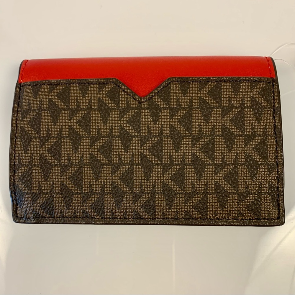 MICHAEL KORS Small Logo and Leather 3-in-1 Card Case - Picture 9 of 15